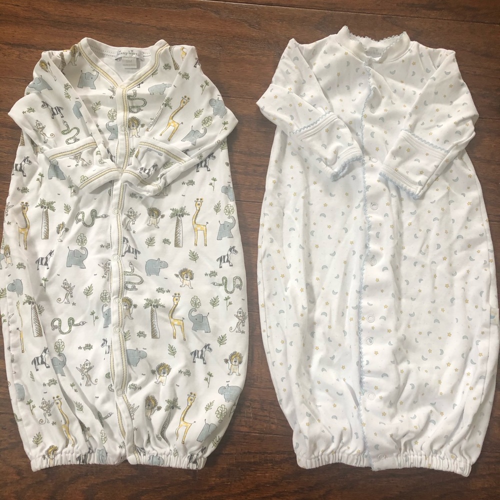 2 Kissy Kissy Convertible gowns size SM